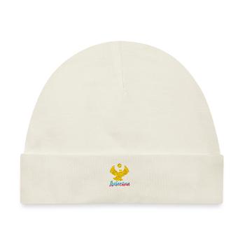 Dagestan Herkunft Adler Kaukasus Papakha - Baby Premium Organic Mütze - Naturweiß - Vorne