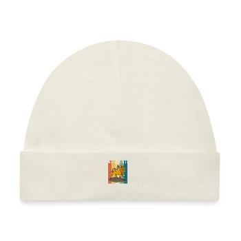 Löwe von Juda Rasta Reggae Nusik Afrika Christentu - Baby Premium Organic Mütze - Naturweiß - Vorne