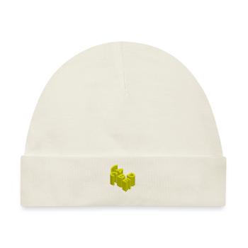 Stilvolles, minimalistisches Design - Baby Premium Organic Mütze - Naturweiß - Vorne