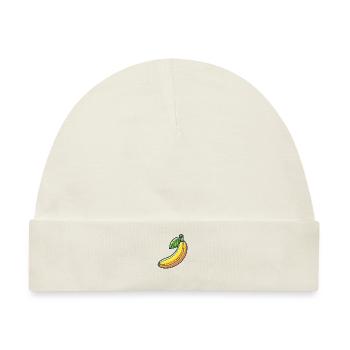 Frische Banane - Baby Premium Organic Mütze - Naturweiß - Vorne
