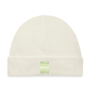 Geburtsname Mailo - Baby Premium Organic Mütze - Naturweiß - Vorne