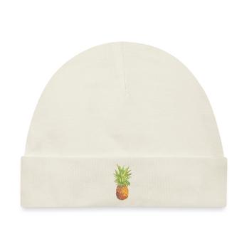 Ananas - Baby Premium Organic Mütze - Naturweiß - Vorne