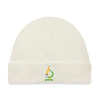 Mikroskop - Baby Premium Organic Mütze - Naturweiß - Vorne