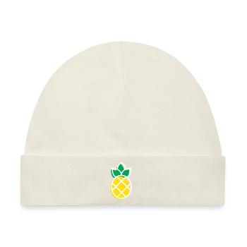 Ananas - Baby Premium Organic Mütze - Naturweiß - Vorne