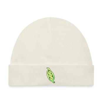Erbsen - Baby Premium Organic Mütze - Naturweiß - Vorne