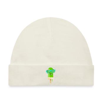 Eis am Stiel Sommerhitze coole Sonnenbrille lecker - Baby Premium Organic Mütze - Naturweiß - Vorne