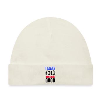 look good 31 - Baby Premium Organic Mütze - Naturweiß - Vorne