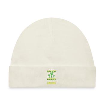 Briefträger Paketdienst Kurier - Baby Premium Organic Mütze - Naturweiß - Vorne