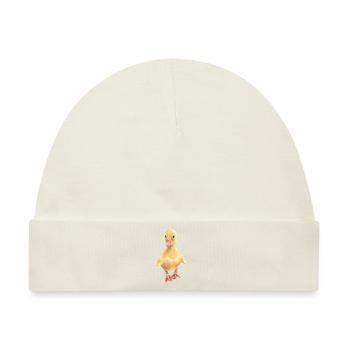 Küken - Baby Premium Organic Mütze - Naturweiß - Vorne