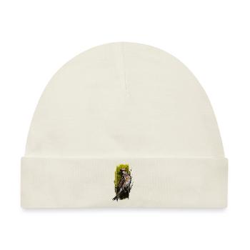 Majestätischer Kardinalvogel sitzt auf einem Ast - Baby Premium Organic Mütze - Naturweiß - Vorne