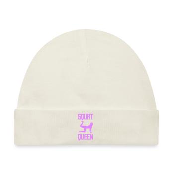 squat queen - Baby Premium Organic Mütze - Naturweiß - Vorne