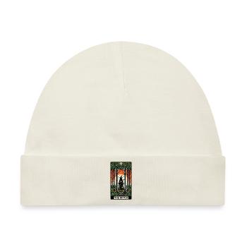 Die Hexen-Tarotkarte - Baby Premium Organic Mütze - Naturweiß - Vorne