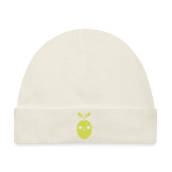 Olive - Baby Premium Organic Mütze - Naturweiß - Vorne