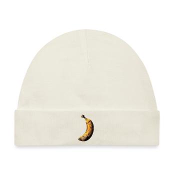 Banane - Baby Premium Organic Mütze - Naturweiß - Vorne