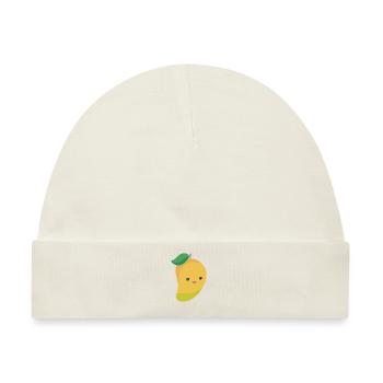 Mango - Baby Premium Organic Mütze - Naturweiß - Vorne