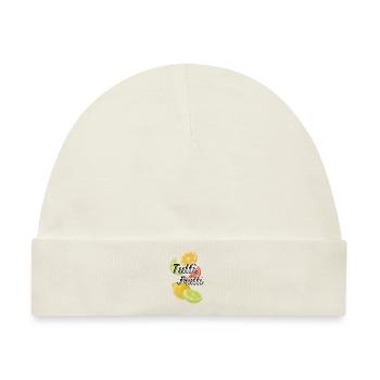 Babysprüche Babykleidung Kinderkleidung - Baby Premium Organic Mütze - Naturweiß - Vorne