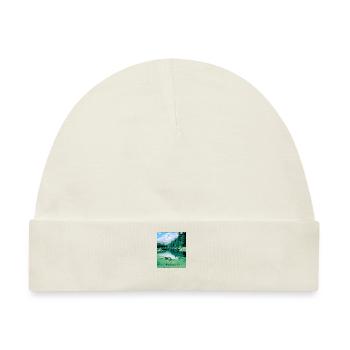 Obernberger See,landschaft,see,Tirol - Baby Premium Organic Mütze - Naturweiß - Vorne