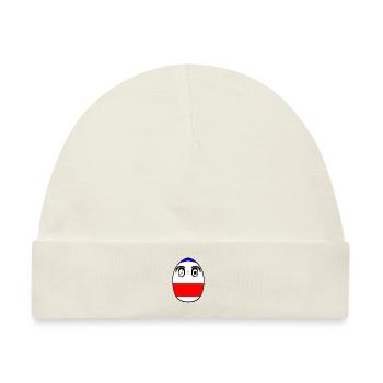 DARUMA Frankreich Japan - Baby Premium Organic Mütze - Naturweiß - Vorne