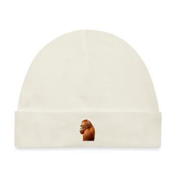 Orang-Utan - Baby Premium Organic Mütze - Naturweiß - Vorne