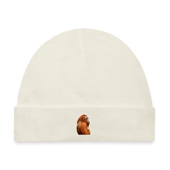 Orang-Utan - Baby Premium Organic Mütze - Naturweiß - Vorne