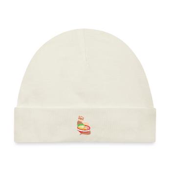 Frettchen - Baby Premium Organic Mütze - Naturweiß - Vorne