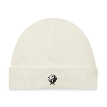 Ying Yang Mandala - Baby Premium Organic Mütze - Naturweiß - Vorne