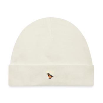 Nerdiger Vogel Smart und Nerd Geschenk - Baby Premium Organic Mütze - Naturweiß - Vorne