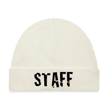 staff - Baby Premium Organic Mütze - Naturweiß - Vorne