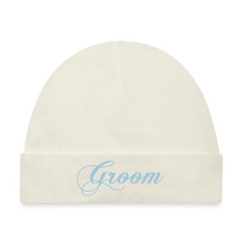 Groom - Baby Premium Organic Mütze - Naturweiß - Vorne
