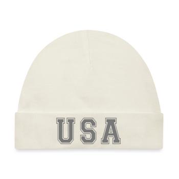 team usa Trikot - Baby Premium Organic Mütze - Naturweiß - Vorne