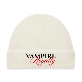 Fantasy / Vampire / Dracula: Vampire Royalty - Baby Premium Organic Mütze - Naturweiß - Vorne
