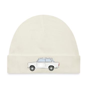 Trabi, Transnt aus der DDR - Baby Premium Organic Mütze - Naturweiß - Vorne