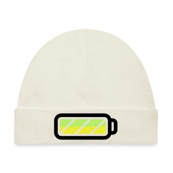 battery - Baby Premium Organic Mütze - Naturweiß - Vorne