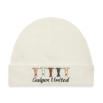 Galgos united - Baby Premium Organic Mütze - Naturweiß - Vorne