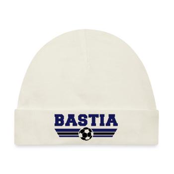 Bastia Fußball - Baby Premium Organic Mütze - Naturweiß - Vorne
