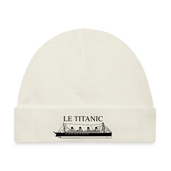 Schiff der Titanic - Baby Premium Organic Mütze - Naturweiß - Vorne