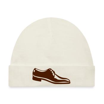 Mokassin-Schuh ein Mann Schuhe - Baby Premium Organic Mütze - Naturweiß - Vorne