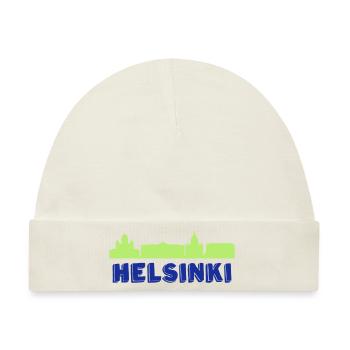 Helsinki - Baby Premium Organic Mütze - Naturweiß - Vorne