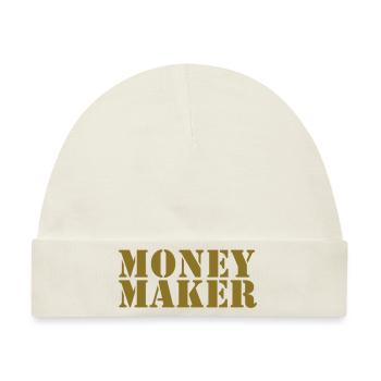 money maker - Baby Premium Organic Mütze - Naturweiß - Vorne