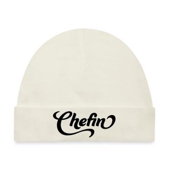 Chefin - Baby Premium Organic Mütze - Naturweiß - Vorne