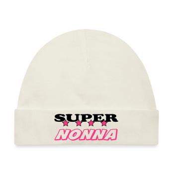 Super nonna - Baby Premium Organic Mütze - Naturweiß - Vorne