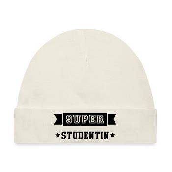 Student Studentin Studien Studenten Universität - Baby Premium Organic Mütze - Naturweiß - Vorne