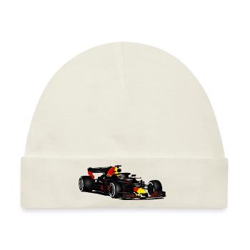 Racecar - Baby Premium Organic Mütze - Naturweiß - Vorne