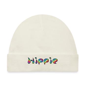 Hippie Fun - Baby Premium Organic Mütze - Naturweiß - Vorne