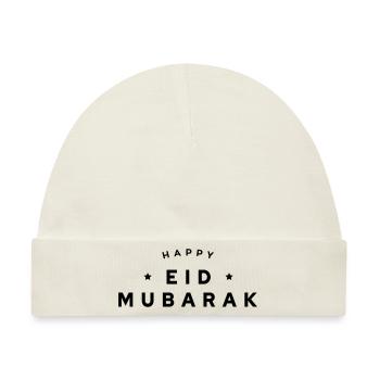 Glücklicher Eid Mubarak - Baby Premium Organic Mütze - Naturweiß - Vorne