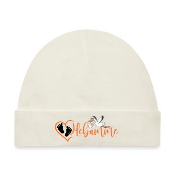Hebamme - Baby Premium Organic Mütze - Naturweiß - Vorne