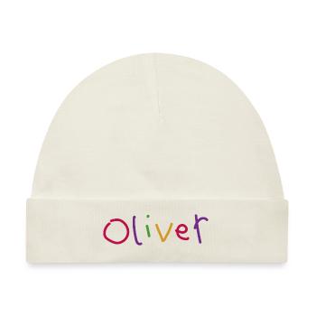 Oliver - Baby Premium Organic Mütze - Naturweiß - Vorne