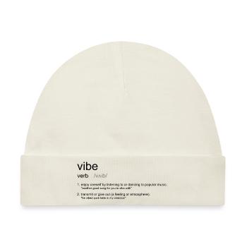 vibe definition - Baby Premium Organic Mütze - Naturweiß - Vorne