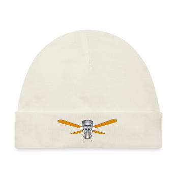 Deckenventilator, Ventilator - Baby Premium Organic Mütze - Naturweiß - Vorne