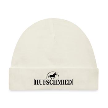 Hufschmied - Baby Premium Organic Mütze - Naturweiß - Vorne